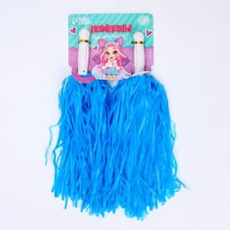 Помпоны для чирлидинга, 2 шт., голубые