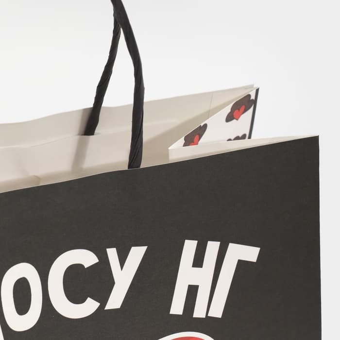 Пакет подарочный новогодний «На носу НГ», 22×22×11 см