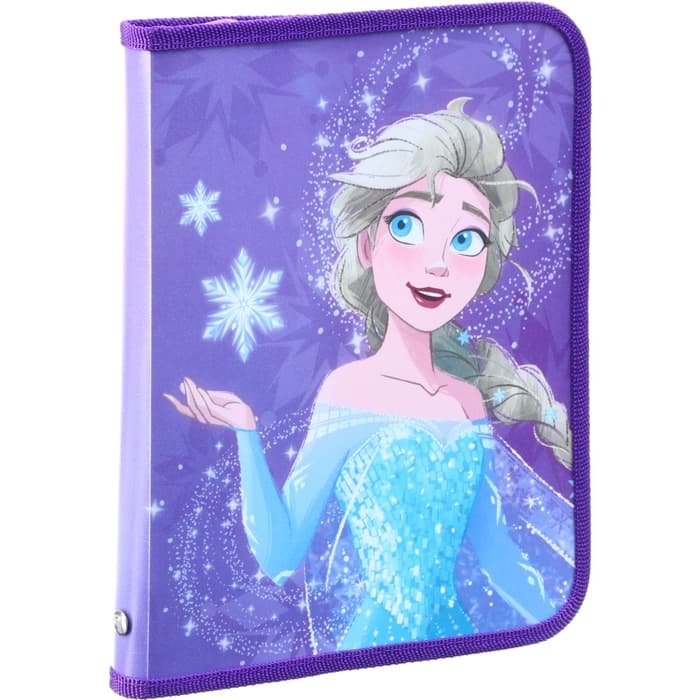 Папка пластиковая для тетрадей А5, на молнии, «Холодное сердце»