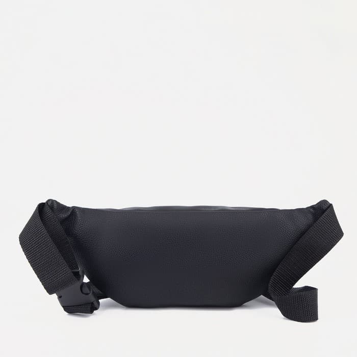 Сумка поясная TEXTURA на молнии, 30×5×12 см, синяя