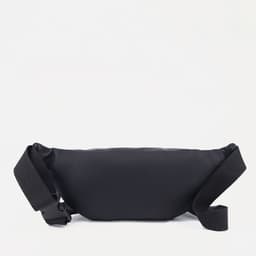 Сумка поясная TEXTURA на молнии, 30×5×12 см, синяя