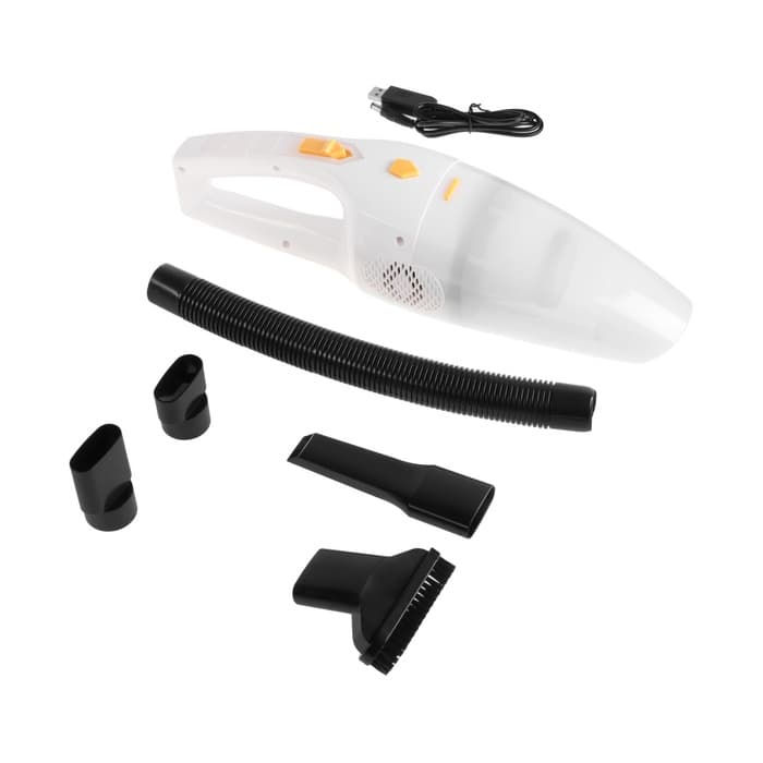 Пылесос автомобильный, беспроводной, 5 насадок, 140 Вт, 12 В