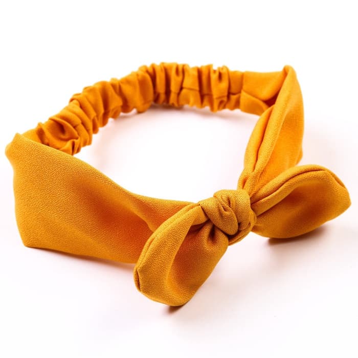 Повязка на голову для мамы и дочки Family look, 2 шт., оранжевый, Крошка Я