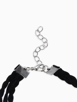 Браслет кожаный «Пентаграмма. Защита», L=17 см, чёрный в серебре