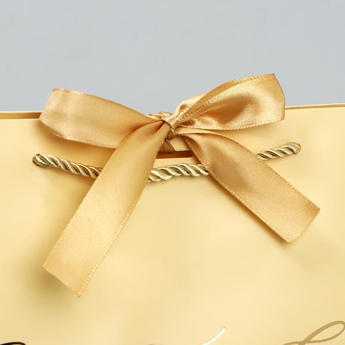 Пакет подарочный новогодний «Счастливого Нового года», 26×25×11 см