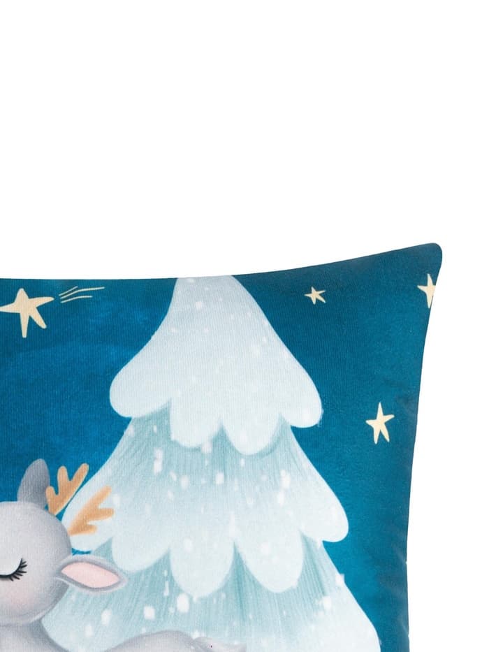Подушка декоративная новогодняя «Этель. Happy winter», 40×40 см, велюр