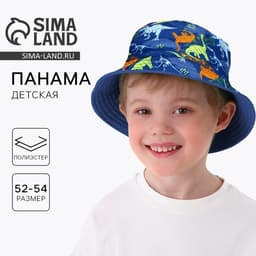 Панама детская «Динозавры», р-р 52-54