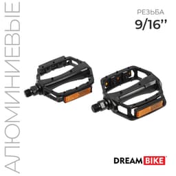 Педали 9/16" Dream Bike, с подшипниками, алюминиевые