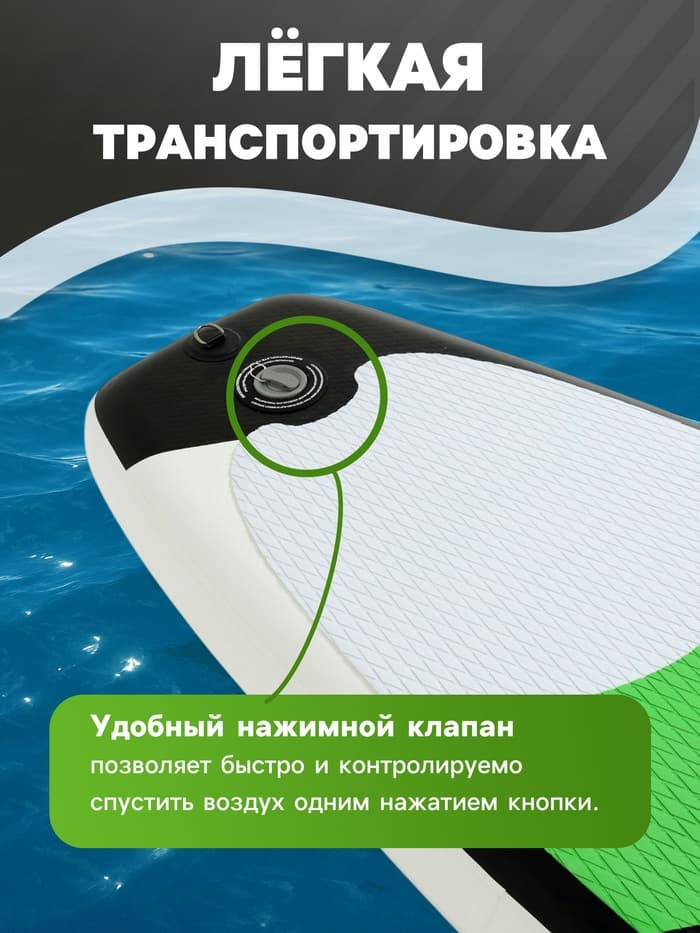 Сапборд надувной TOURING KELPIE 11.5", 347×80×15 см