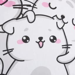 Постельное бельё 1.5-спальное «Этель» Sweet cats, бязь