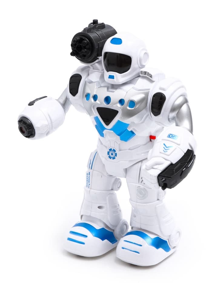 Робот «Герой», световые и звуковые эффекты, работает от батареек, цвет синий