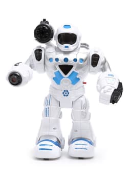 Робот «Герой», световые и звуковые эффекты, работает от батареек, цвет синий