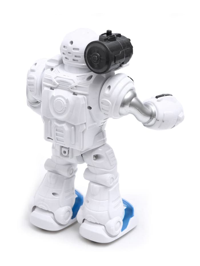 Робот «Герой», световые и звуковые эффекты, работает от батареек, цвет синий