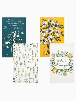 Набор кухонных полотенец «Доляна» Hello spring, 35×60 см -4 шт., 100% хлопок, вафля 160 г/м²