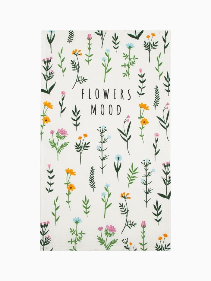 Набор кухонных полотенец «Доляна» Hello spring, 35×60 см -4 шт., 100% хлопок, вафля 160 г/м²