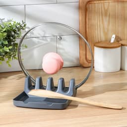 Подставка для крышек и кухонных принадлежностей BARONESS, 14×18×5 см, пластик, МИКС