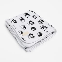 Полотенце детское «Панды» 50×90 см, 100% хл, муслин 105 г/м², махра 300 г/м²