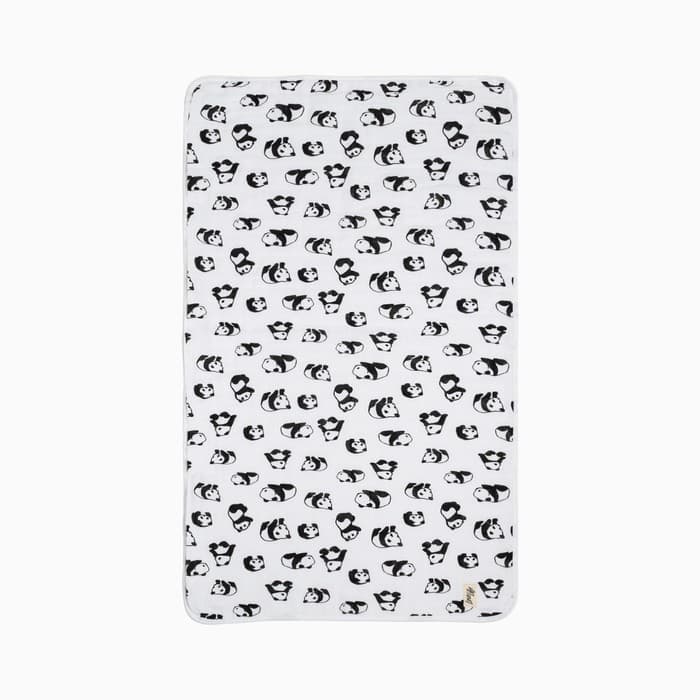 Полотенце детское «Панды» 50×90 см, 100% хл, муслин 105 г/м², махра 300 г/м²