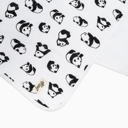 Полотенце детское «Панды» 50×90 см, 100% хл, муслин 105 г/м², махра 300 г/м²