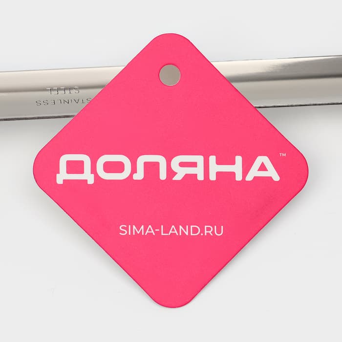 Половник из нержавеющей стали Доляна Everyday, 150 мл, 31×8.5 см, цвет серебряный