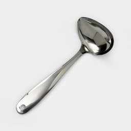 Ложка для соуса из нержавеющей стали Доляна Everyday, 50 мл, 26.5×10 см, толщина 3 мм, серебристая