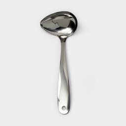 Ложка для соуса из нержавеющей стали Доляна Everyday, 50 мл, 26.5×10 см, толщина 3 мм, серебристая