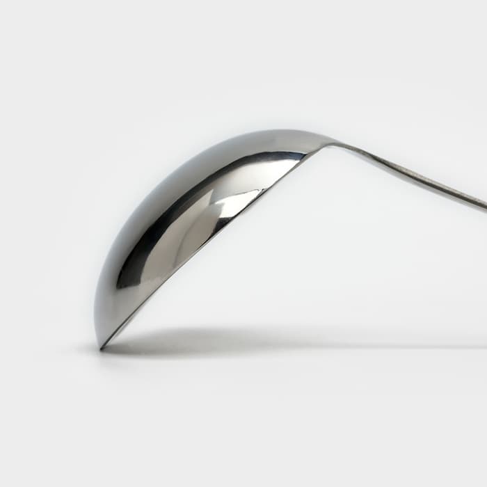 Ложка для соуса из нержавеющей стали Доляна Everyday, 50 мл, 26.5×10 см, толщина 3 мм, серебристая