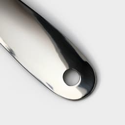 Ложка для соуса из нержавеющей стали Доляна Everyday, 50 мл, 26.5×10 см, толщина 3 мм, серебристая