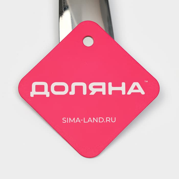 Ложка для соуса из нержавеющей стали Доляна Everyday, 50 мл, 26.5×10 см, толщина 3 мм, серебристая