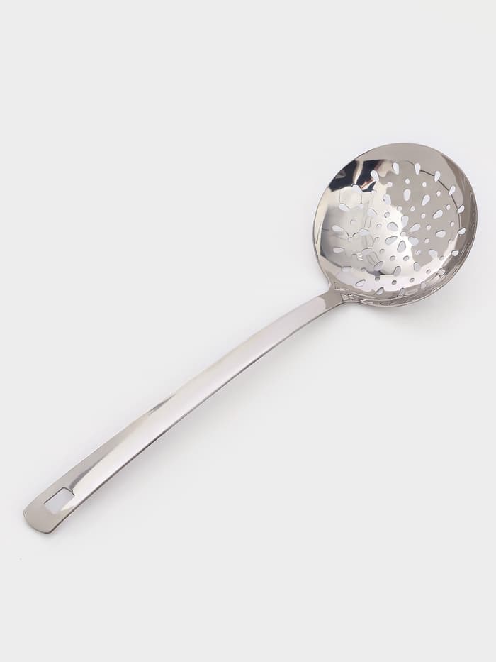 Шумовка Доляна Everyday, 38×11.5 см, нержавеющая сталь, толщина 3 мм, цвет серебряный