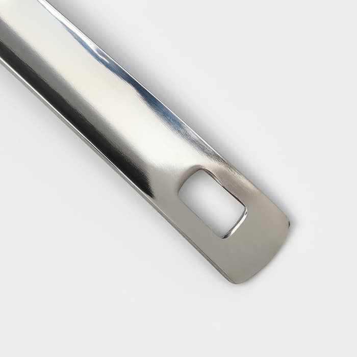 Вилка для мяса Доляна Everyday, h=37×3 см, толщина 3 мм, нержавеющая сталь, серебристая