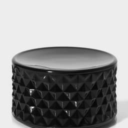 Икорница Доляна «Малифисента», 130 мл, 8.5×10 см, стекло, чёрная