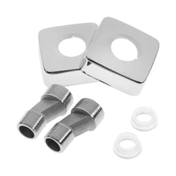 Душевая система ZEIN ZS-4, смеситель, тропическая и ручная лейка, латунь, хром