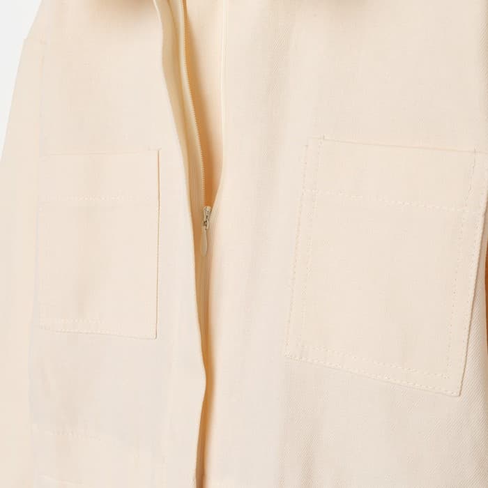 Комбинезон для девочки MINAKU: Casual collection KIDS, бежевый, рост 128 см