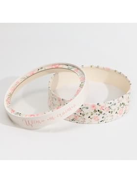 Коробка для макарун, кондитерская упаковка тубус с окном, «Цвети от счастья» 20×20×5 см