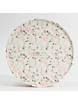 Коробка для макарун, кондитерская упаковка тубус с окном, «Цвети от счастья» 20×20×5 см