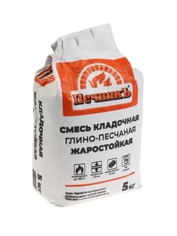 Смесь кладочная глино-песчаная жаростойкая «Печникъ», 5 кг