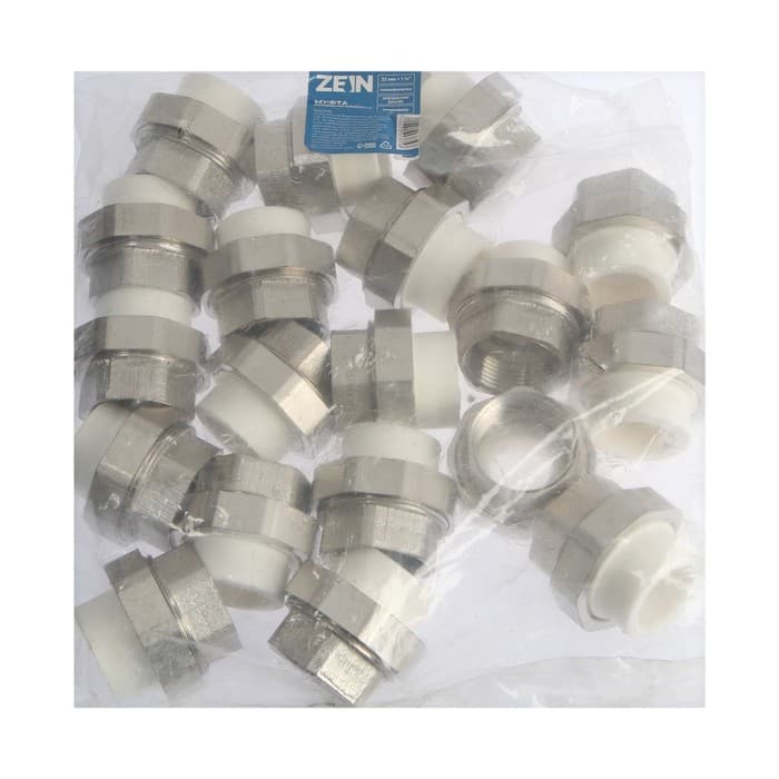 Муфта комбинированная ZEIN, полипропилен, американка, внутренняя резьба, d=32 мм × 1 1/4"