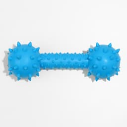 Жевательная игрушка для собак «Грозная гантель», 15×5 см, синяя