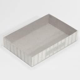 Кондитерская упаковка, коробка для макарун с PVC крышкой, «Дерево», 18×12×3.5 см