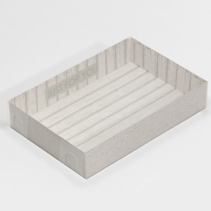 Кондитерская упаковка, коробка для макарун с PVC крышкой, «Дерево», 18×12×3.5 см