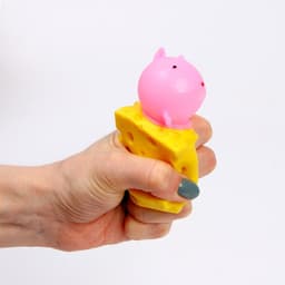Антистресс игрушка - мялка «Сыр», цвет МИКС
