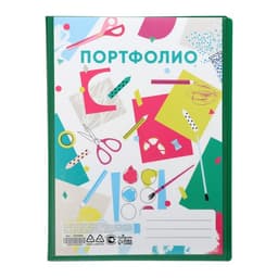 Папка-портфолио пластиковая А4, Calligrata «Лицей», 20 файлов