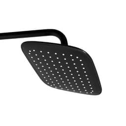 Душевая система «ОПТИМА» 14445, однорычажная, тропический душ, лейка, чёрная