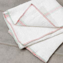 Тряпка для мытья пола Доляна, вискоза-ХПП, с оверлоком, 50×80 см, плотность 220 г/м², белая