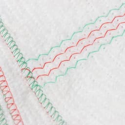 Тряпка для мытья пола Доляна, вискоза-ХПП, с оверлоком, 50×80 см, плотность 220 г/м², белая