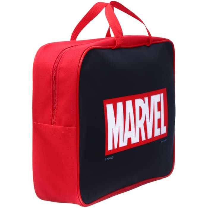 Папка с ручками текстильная А4, 35×27×10 см, «Мстители»