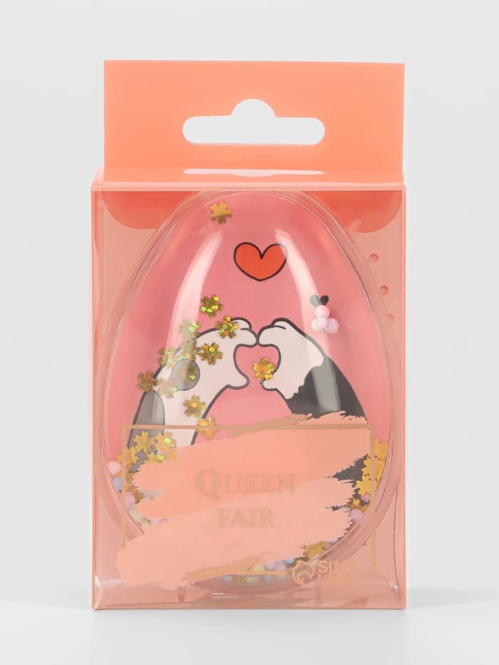 Расчёска - шейкер «Лапки», 5.5×9(±1) см, МИКС