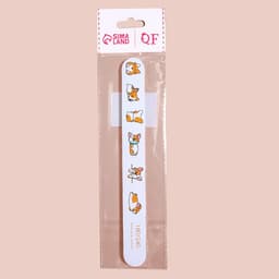 Пилка для ногтей «Корги», прямая, 180/240 грит, 18 см