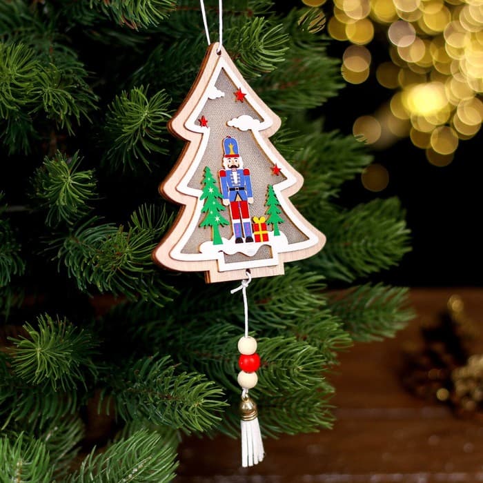 Декор с подсветкой «Щелкунчик», 11×1×12 см